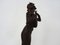 Art Nouveau Spelter Sculpture of Woman Smelling a Flower, 1920s 5
