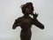 Art Nouveau Spelter Sculpture of Woman Smelling a Flower, 1920s 2