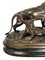 Naturalistische Skulptur, 1890er, Metall auf Holzsockel 8
