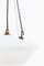 Opaline Cut Glass Plafonnier Light, 1930s, Image 4