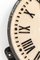 Gusseiserne Gents of Leicester Wanduhr, 1930er 3