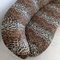 Sofá curvado vintage grande con estampado de leopardo, años 80, Imagen 15