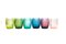 Italian Modern Drinking Glasses by La Vetreria for Ivv Florence, Set of 6 1