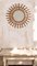Miroir Sunburst Mid-Century French Riviera en Bambou et Rotin, France, 1950s 2
