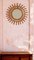 Miroir Sunburst Mid-Century French Riviera en Bambou et Rotin, France, 1950s 9