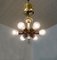 Starburst Flush Mount Kronleuchter im Stil von Arredoluce, Italien, 1950er 12