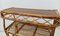 Vintage Bamboo and Wicker Entrance Console attributed to Franco Albini, 1970s 8