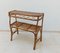 Vintage Bamboo and Wicker Entrance Console attributed to Franco Albini, 1970s 1