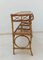 Vintage Bamboo and Wicker Entrance Console attributed to Franco Albini, 1970s 6