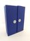 Blaue Murano Glas Flöten von Bisazza & Rotella, 2000, 2er Set 9