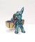 Hand-Painted Earthenware Figural Donkey Table Salt Cellar and Pepper Mill, Italy, 1983, Image 8