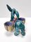 Hand-Painted Earthenware Figural Donkey Table Salt Cellar and Pepper Mill, Italy, 1983, Image 3