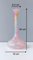Vase Vintage en Verre de Murano Polychrome Rose Pastel 14