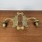 Art Deco Brass Double Arm Wall Candleholder, 1920s, Image 3