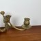 Art Deco Brass Double Arm Wall Candleholder, 1920s, Image 7