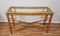 Console in Bamboo, Glass and Brass, Italy, 1960s 3