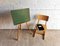 Tableau Scolaire Pliable Vintage avec Support en Bois, 1960s 7