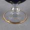 Set en Verre de Murano I Tre Fuochi Bleu et Or 24 Carats, 1970s, Set de 7 15
