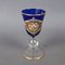 Set en Verre de Murano I Tre Fuochi Bleu et Or 24 Carats, 1970s, Set de 7 4