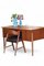 Vintage Desk in Teak with Bookshelf by Kai Kristiansen, 1960s 9