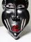 Vintage Enameled Ceramic African Mask 4