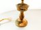 Onyx Tischlampe mit Stoff Lampenschirm 4