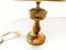 Onyx Tischlampe mit Stoff Lampenschirm 23
