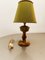 Onyx Tischlampe mit Stoff Lampenschirm 6
