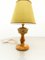 Onyx Tischlampe mit Stoff Lampenschirm 19