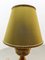 Onyx Tischlampe mit Stoff Lampenschirm 9