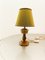 Onyx Tischlampe mit Stoff Lampenschirm 6