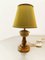 Onyx Tischlampe mit Stoff Lampenschirm 4