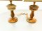 Onyx Tischlampe mit Stoff Lampenschirm 15