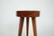 Mesa de centro francesa modernista y taburetes de Charlotte Perriand, años 50. Juego de 7, Imagen 9