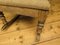 Rustikaler Country Schaukelstuhl aus Ulmenholz mit Sitz aus Leinensack 5
