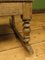 Rustikaler Country Schaukelstuhl aus Ulmenholz mit Sitz aus Leinensack 7
