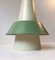 Pin Striped Danish Modernist Pendant Lamp from Voss, 1950s 4