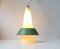 Pin Striped Danish Modernist Pendant Lamp from Voss, 1950s, Image 2