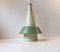 Pin Striped Danish Modernist Pendant Lamp from Voss, 1950s, Image 1
