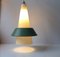 Pin Striped Danish Modernist Pendant Lamp from Voss, 1950s, Image 3