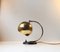 Danish Hybrid Table or Wall Lamp with Brass Globe from Lyfa, 1950s 1