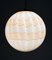 Mid-Century Italian Murano Glass Globe Pendant with Golden Details, 1970s, Image 4