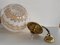 Mid-Century Italian Murano Glass Globe Pendant with Golden Details, 1970s, Image 10