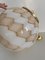 Mid-Century Italian Murano Glass Globe Pendant with Golden Details, 1970s, Image 11