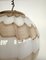 Mid-Century Italian Murano Glass Globe Pendant with Golden Details, 1970s, Image 3