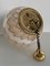 Mid-Century Italian Murano Glass Globe Pendant with Golden Details, 1970s, Image 13