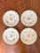 Half-Deep Earthenware Plates from Sarreguemines Digoin, France, 1960s, Set of 4 1