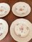 Half-Deep Earthenware Plates from Sarreguemines Digoin, France, 1960s, Set of 4 2