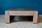 Mesa de centro brutalista de pizarra y madera, Imagen 5