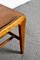 Mesa de centro danesa Mid-Century moderna de listones de teca, años 60, Imagen 2
